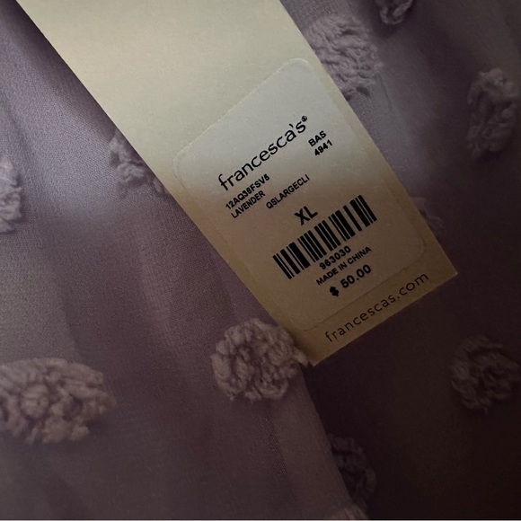 Francesca’s purple top - Picture 4 of 6